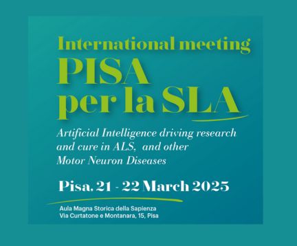 Clicca per accedere all'articolo "International meeting PISA per la SLA. Artificial Intelligence driving research and cure in ALS and other Motor Neurone Diseasess"